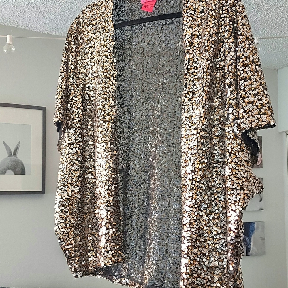 Betsey Johnson Sequins Jacket